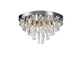Sophia Crystal Ceiling Lights Diyas Flush Crystal Fittings Sophia Crystal Ceiling Lights Diyas Flush Crystal Fittings
